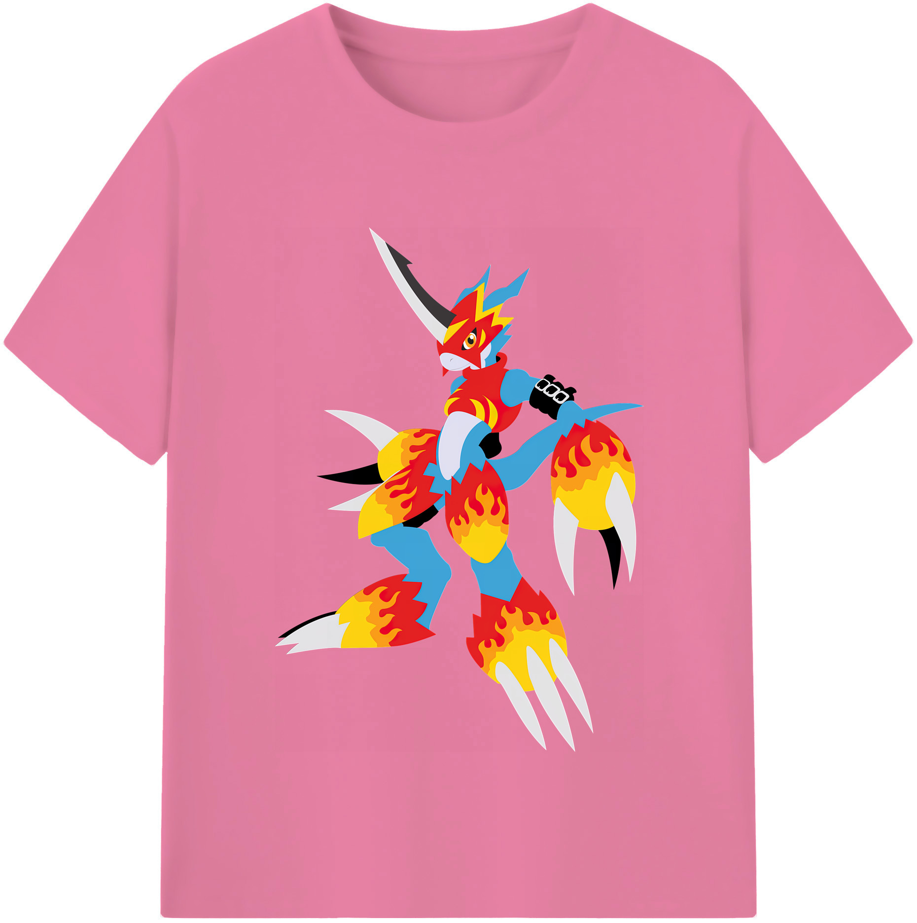 （画像用） Digimon デジタルモンスター/デジモン 綿100％半袖Tシャツ（フロントプリント）